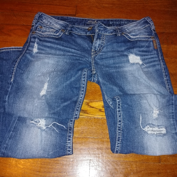 Silver "Pioneer" jeans - Picture 7 of 8